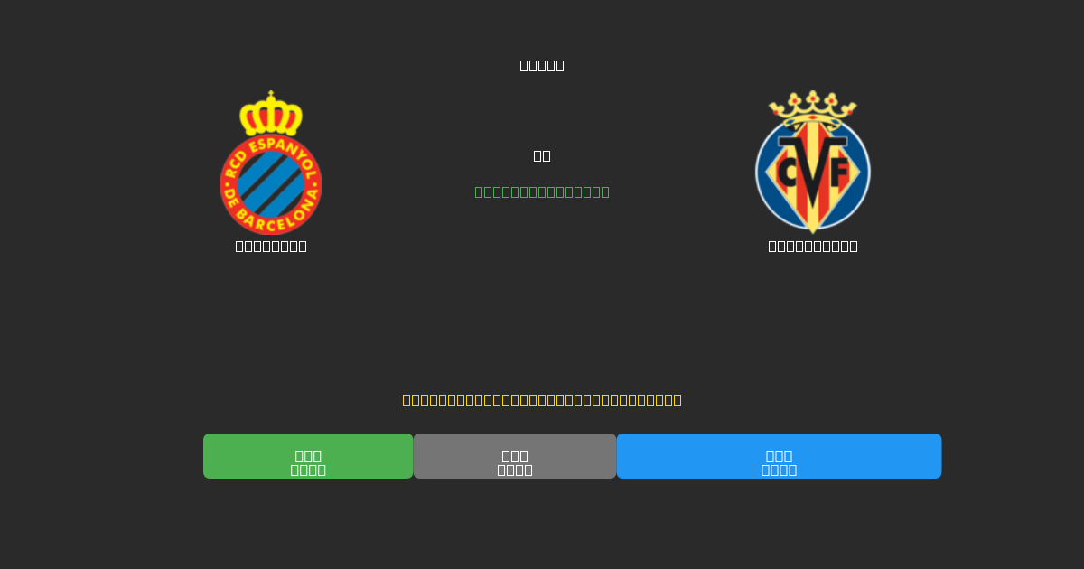 Espanyol vs Villarreal - Prediksi Sepak Bola AI Gratis dengan Akurasi 80%+