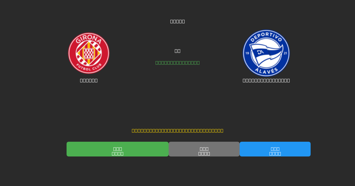 Girona vs Deportivo Alavés - Prediksi Sepak Bola AI Gratis dengan Akurasi 80%+