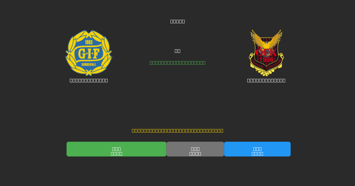 GIF Sundsvall vs Östersunds FK - Prediksi AI Gratis, Tips Taruhan dan Odds