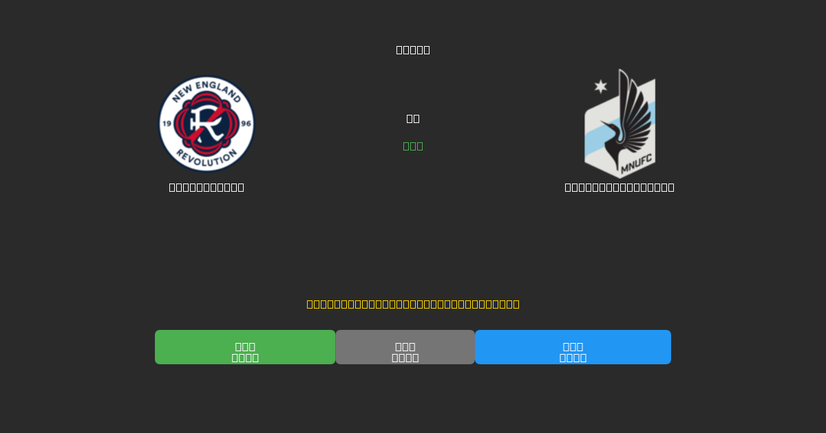 New England vs Minnesota United - Prediksi AI Gratis, Tips Taruhan dan Odds