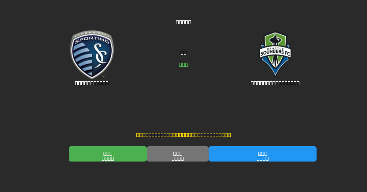 Sporting KC vs Seattle Sounders - Prediksi AI Gratis, Tips Taruhan dan Odds