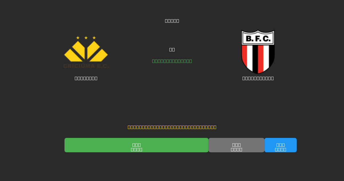 Criciúma vs Botafogo SP - Previsioni di Calcio IA Gratuite con 80%+ di Precisione