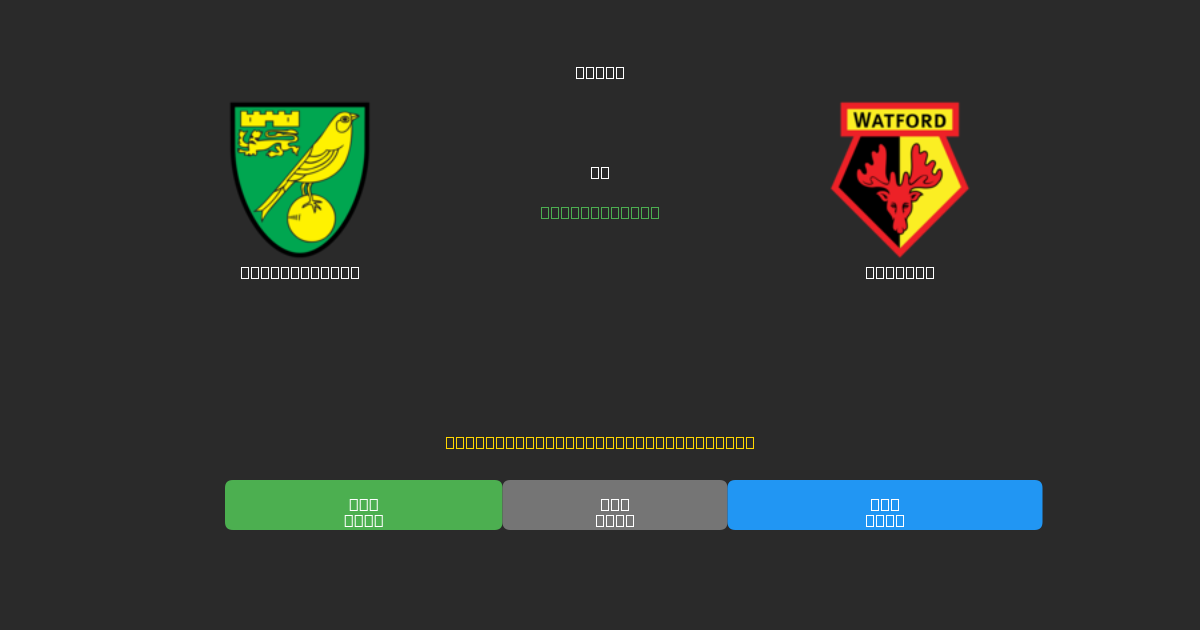 Norwich City vs Watford - Previsioni di Calcio IA Gratuite con 80%+ di Precisione