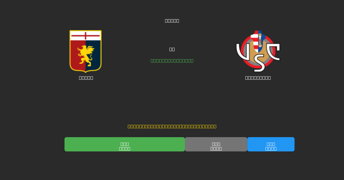 Genoa vs Cremonese - Previsioni di Calcio IA Gratuite con 80%+ di Precisione