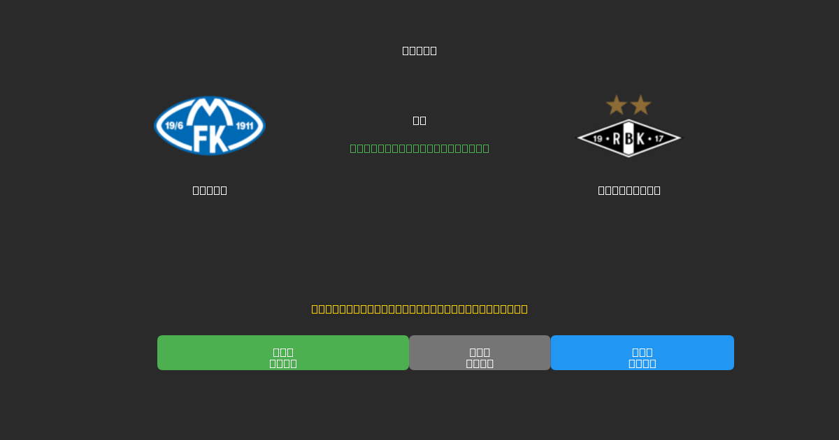 Molde vs Rosenborg - Previsioni di Calcio IA Gratuite con 80%+ di Precisione