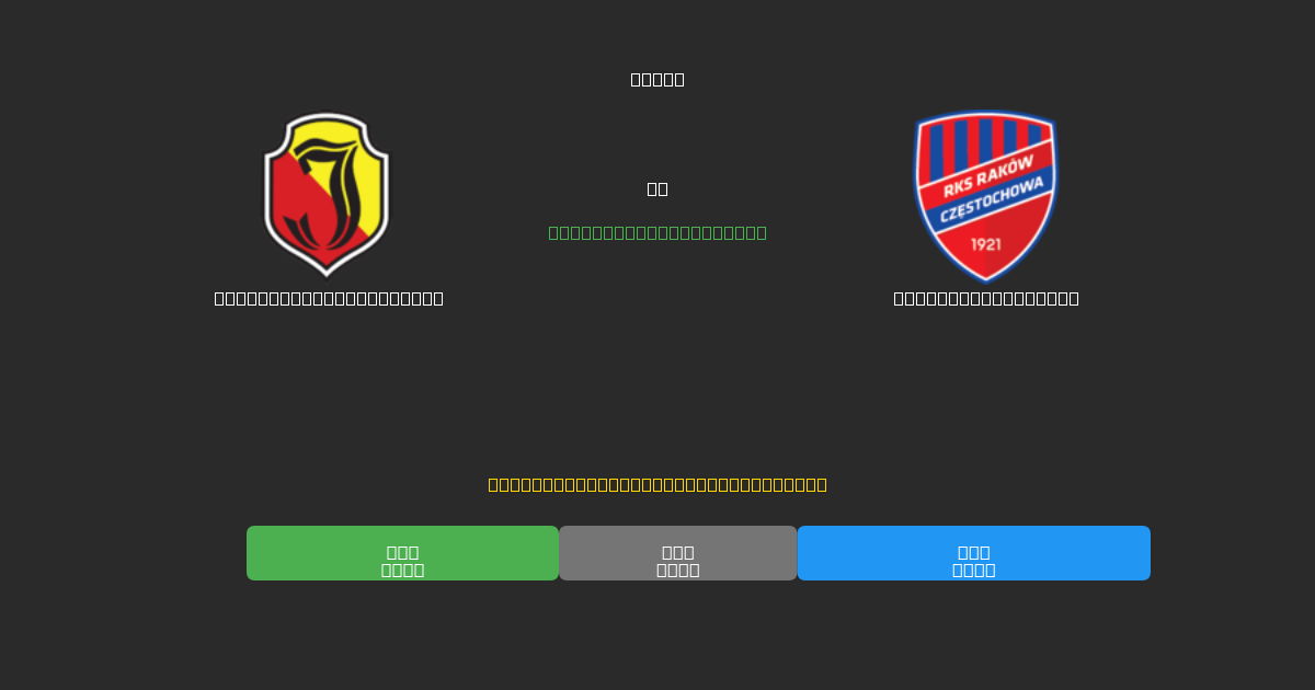 Jagiellonia Białystok vs Raków Częstochowa - Previsioni di Calcio IA Gratuite con 80%+ di Precisione