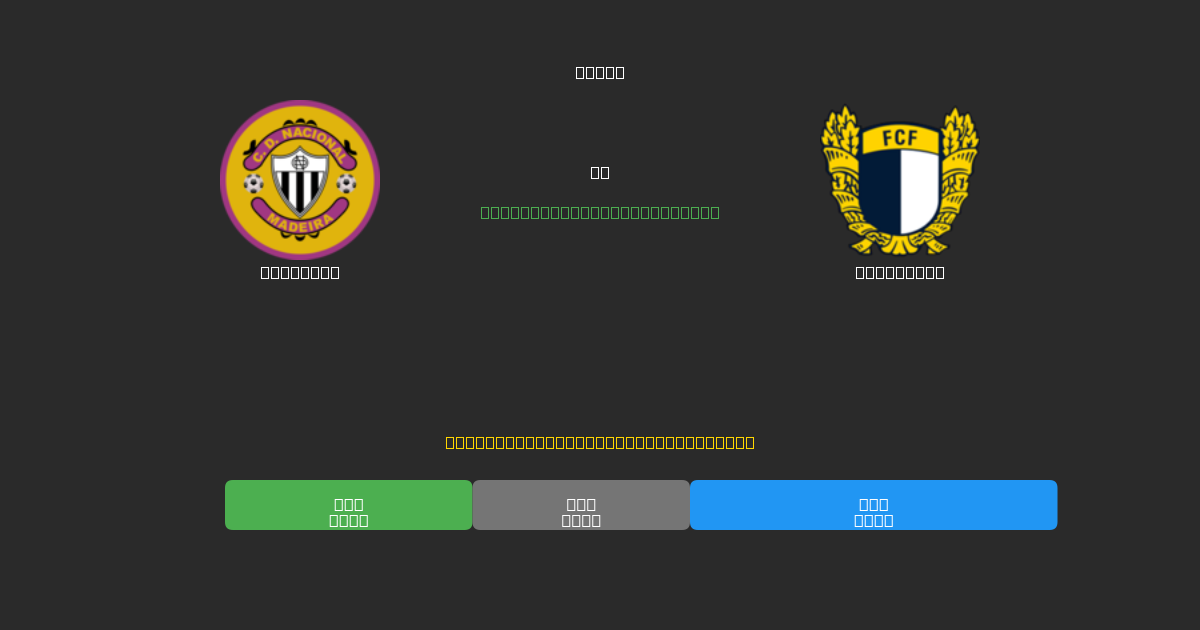 Nacional vs Famalicão - Previsioni di Calcio IA Gratuite con 80%+ di Precisione