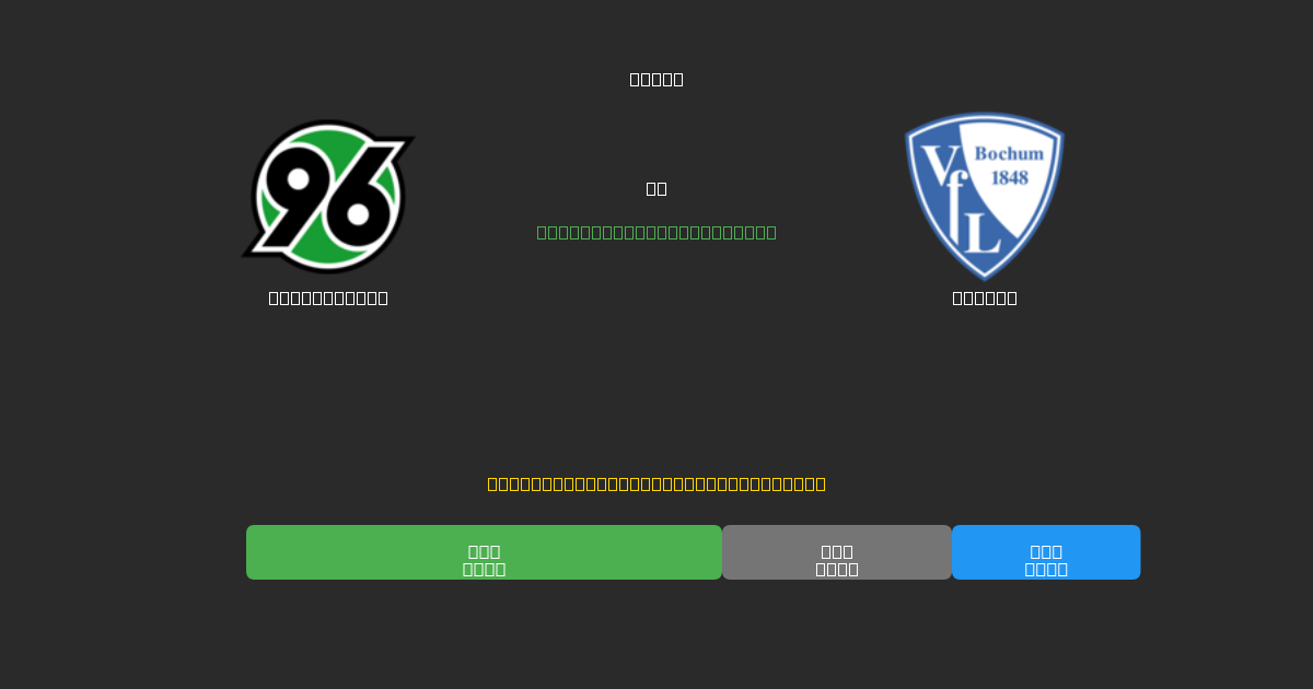 Hannover 96 vs Bochum - 80%+ дәлдігі бар тегін AI футбол болжамдары