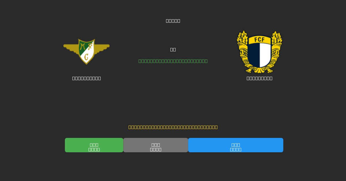 Moreirense vs Famalicão - 80%+ 정확도의 무료 AI 축구 예측