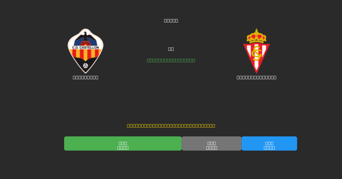 Castellón vs Sporting Gijón - 무료 AI 예측, 베팅 팁 및 배당률