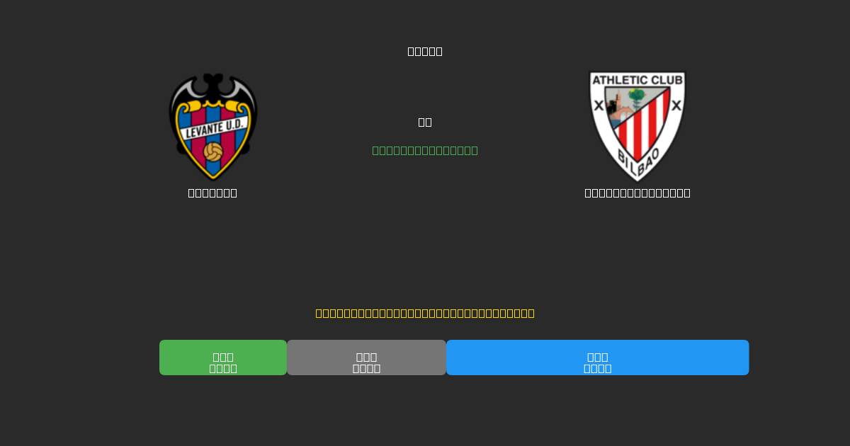 Levante vs Athletic Bilbao - 80%+ 정확도의 무료 AI 축구 예측