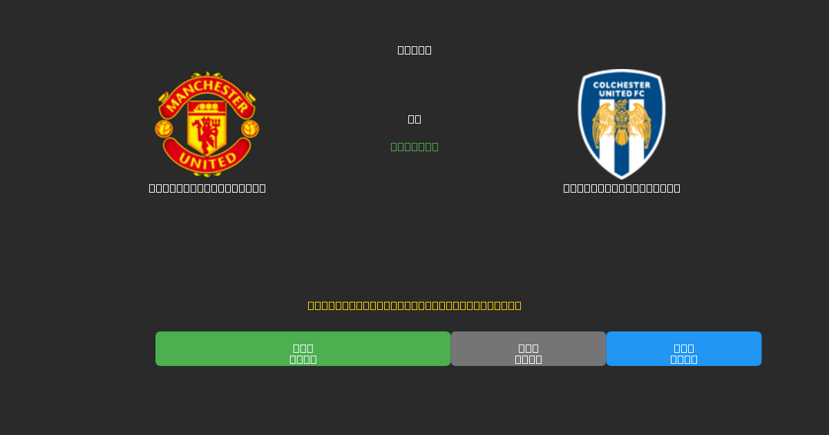 Manchester United pret Colchester United - Bezmaksas AI Futbola Prognozes ar 80%+ Precizitāti