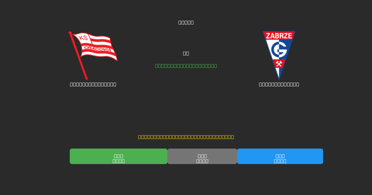 Cracovia Kraków pret Górnik Zabrze - Bezmaksas AI Futbola Prognozes ar 80%+ Precizitāti