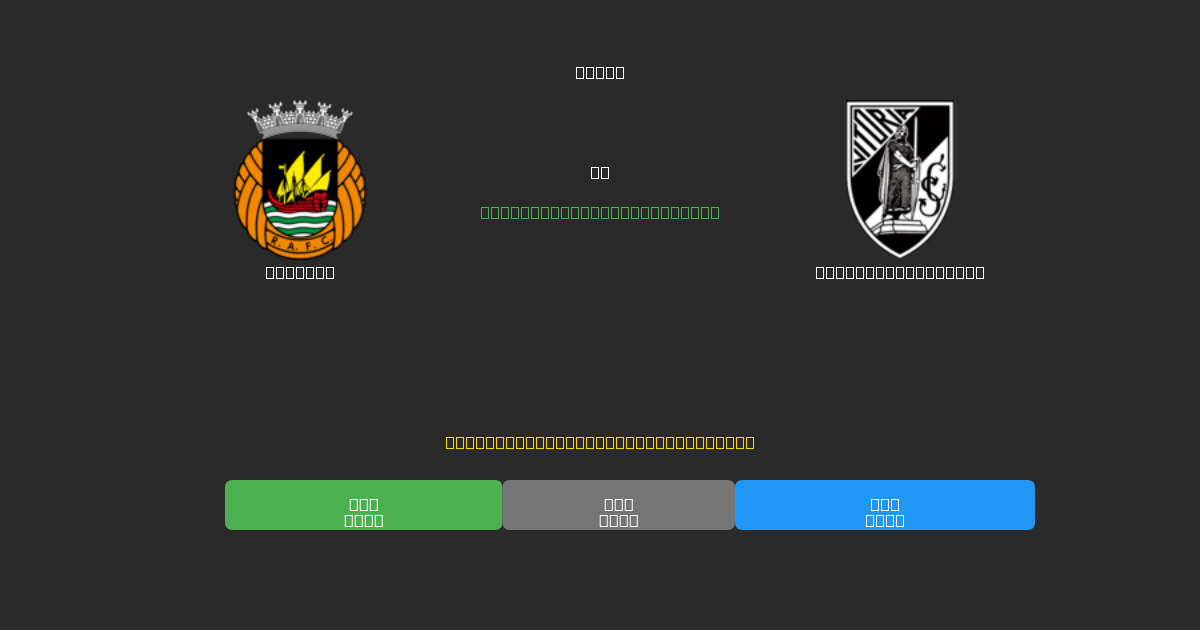 Rio Ave pret Vitória Guimarães - Bezmaksas AI Futbola Prognozes ar 80%+ Precizitāti