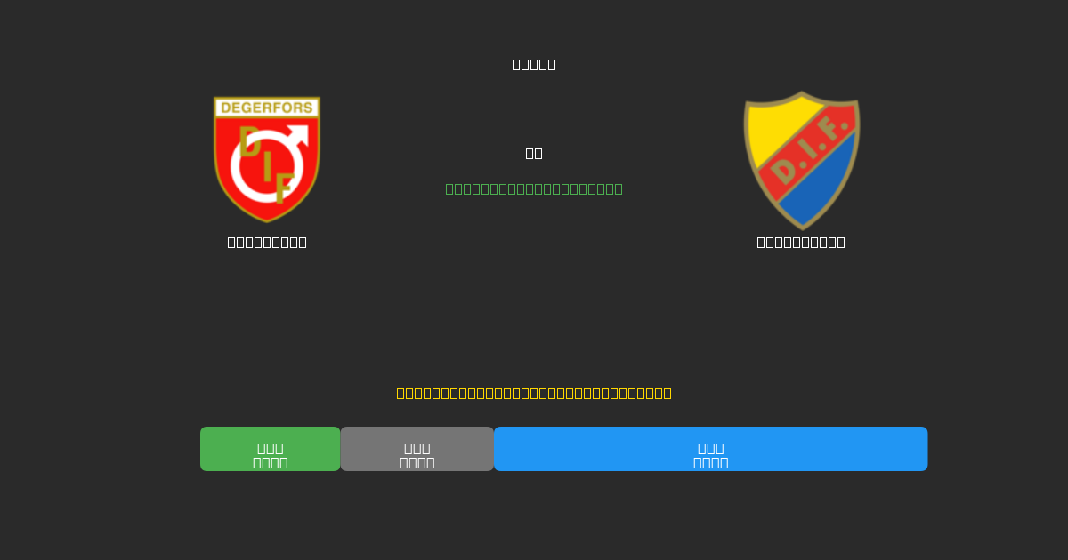 Degerfors pret Djurgården - Bezmaksas AI Futbola Prognozes ar 80%+ Precizitāti