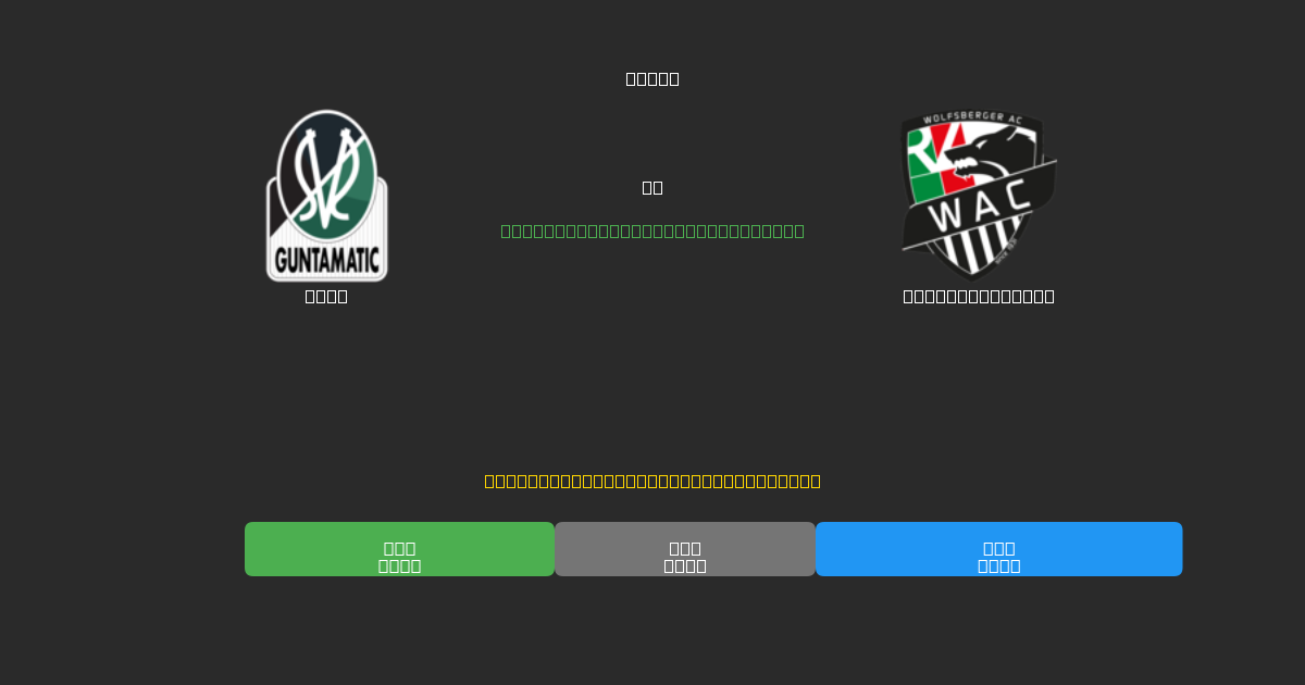 Ried mot Wolfsberger AC - Gratis AI Fotballspådommer med 80%+ Nøyaktighet
