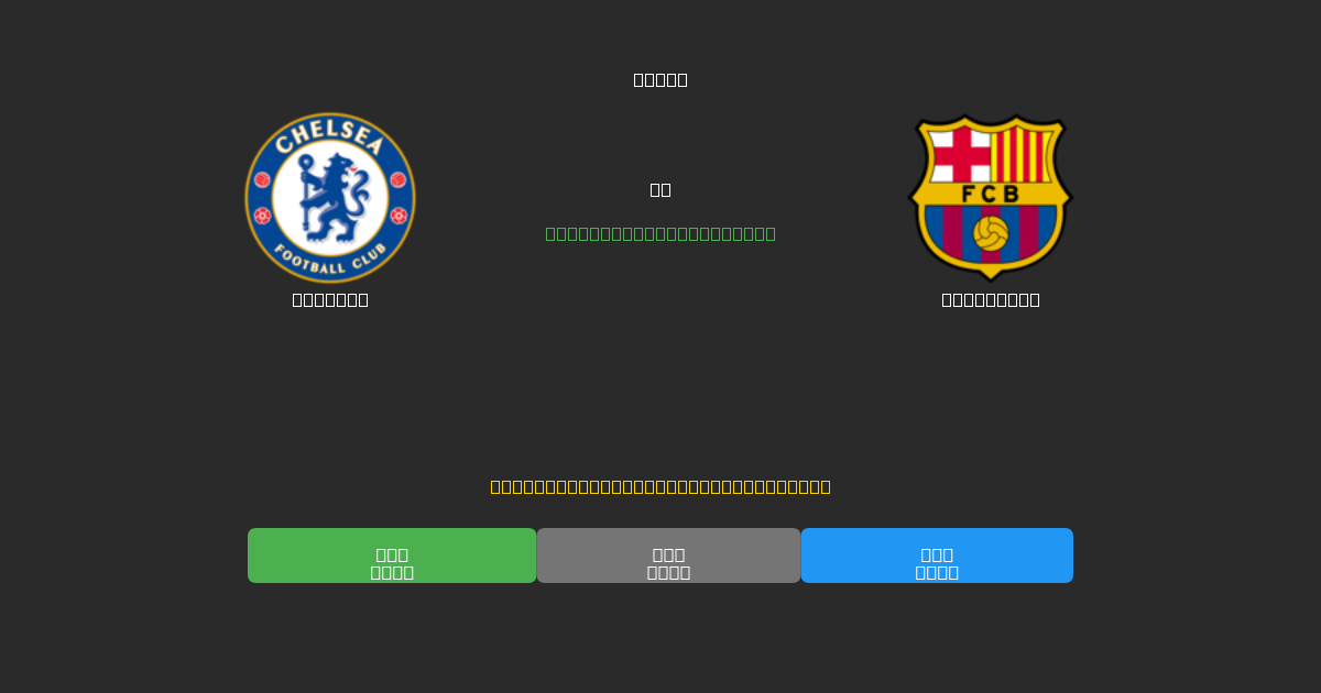 Chelsea mot Barcelona - Gratis AI Fotballspådommer med 80%+ Nøyaktighet