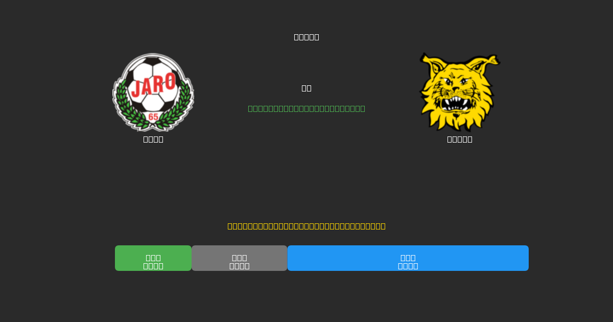 Jaro mot Ilves - Gratis AI-spådommer, betting-tips og odds