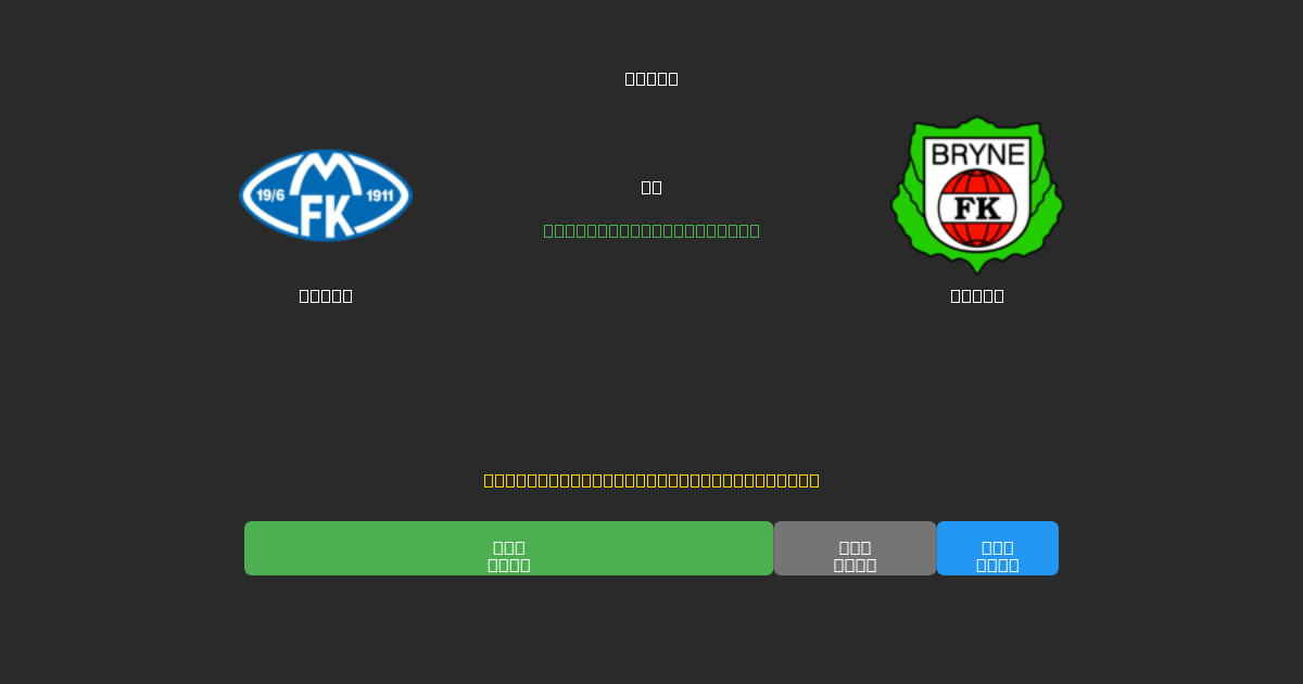 Molde mot Bryne - Gratis AI-spådommer, betting-tips og odds