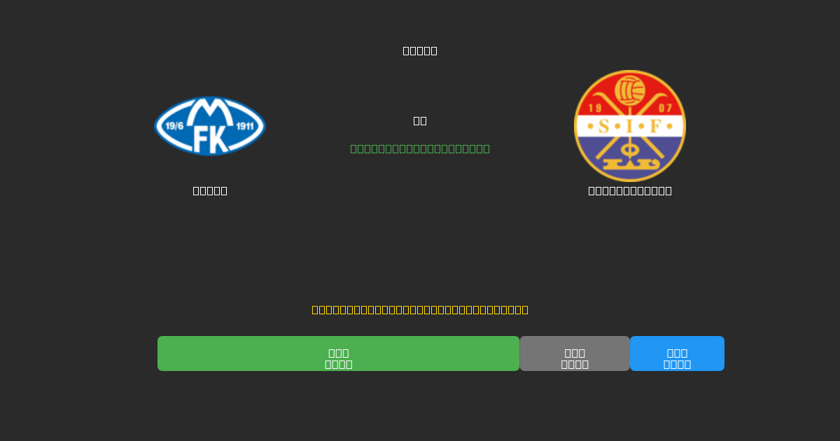 Molde mot Strømsgodset - Gratis AI-spådommer, betting-tips og odds