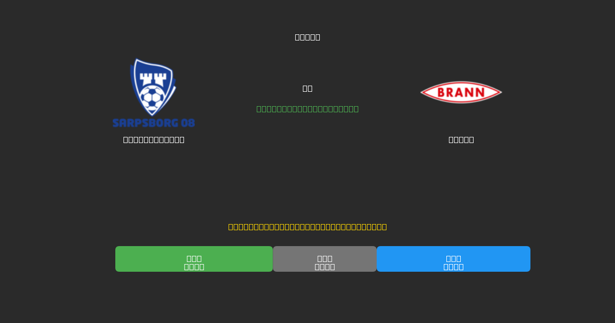 Sarpsborg 08 mot Brann - Gratis AI-spådommer, betting-tips og odds