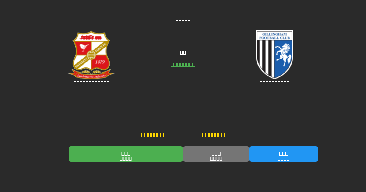 Swindon Town tegen Gillingham - Gratis AI Voetbal Voorspellingen met 80%+ Nauwkeurigheid