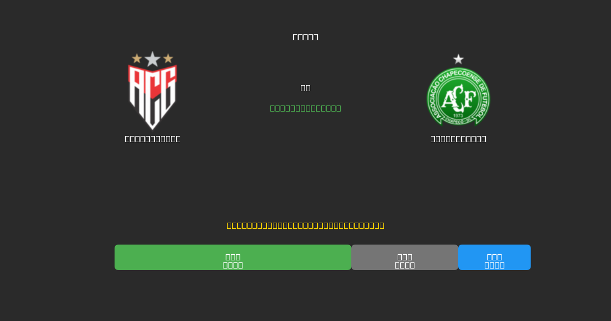 Atlético GO vs Chapecoense - Darmowe prognozy AI, wskazówki bukmacherskie i kursy