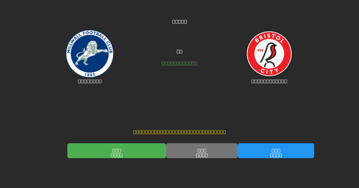 Millwall vs Bristol City - Darmowe Prognozy Piłkarskie AI z 80%+ Dokładnością
