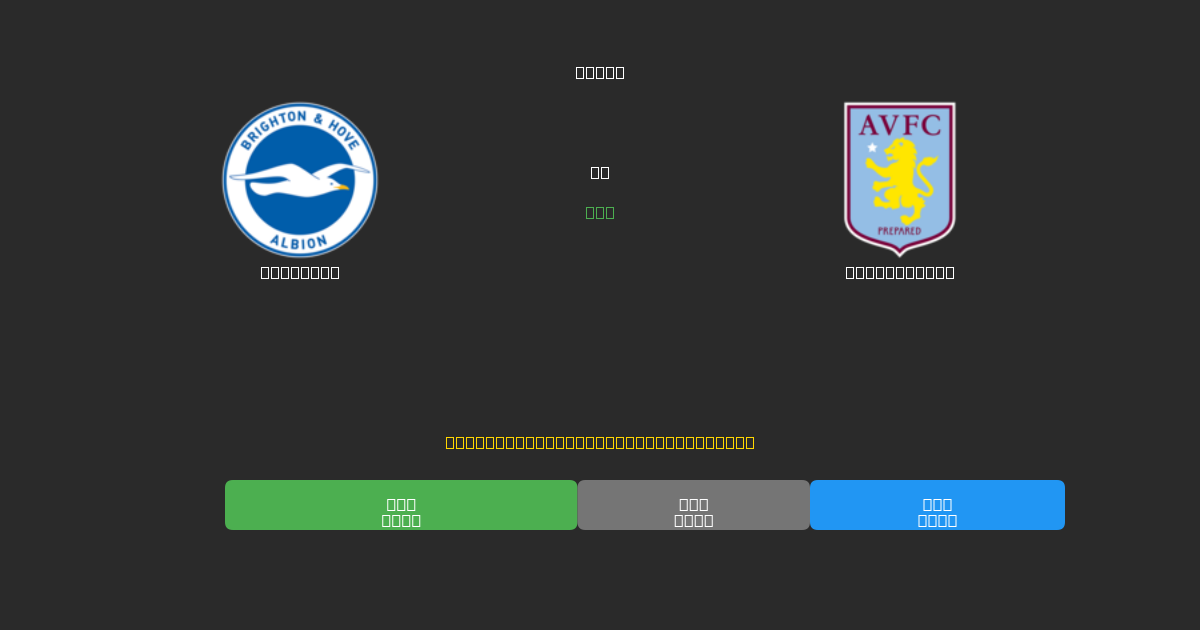 Brighton vs Aston Villa - Darmowe Prognozy Piłkarskie AI z 80%+ Dokładnością