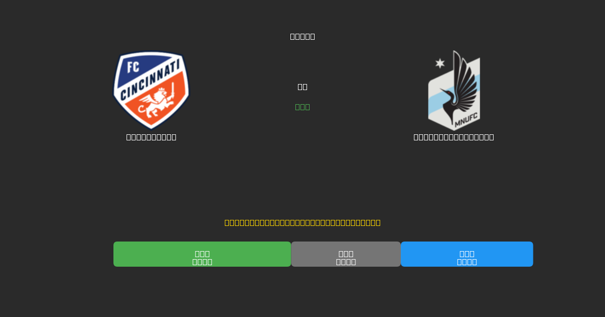 Cincinnati vs Minnesota United - Predicții Gratuite cu AI, Sfaturi de Pariuri și Cote