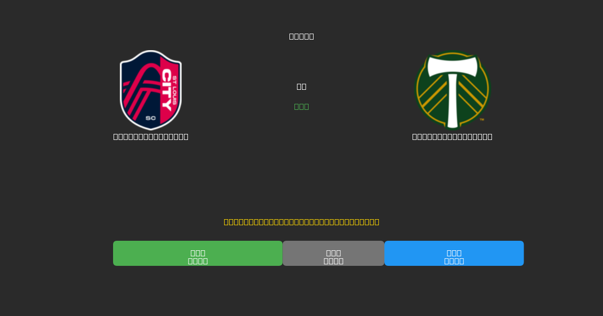St. Louis City  vs Portland Timbers - Predicții Gratuite cu AI, Sfaturi de Pariuri și Cote