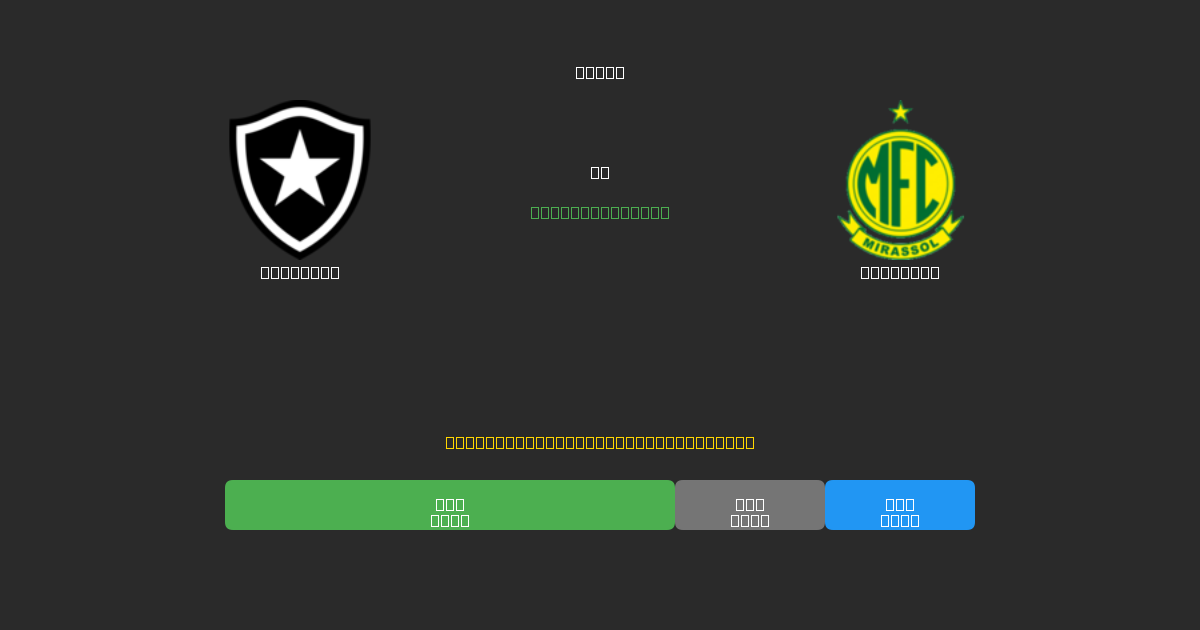 Botafogo против Mirassol - Бесплатные ИИ Футбольные Прогнозы с 80%+ Точностью