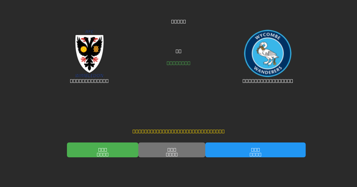 AFC Wimbledon против Wycombe Wanderers - Бесплатные ИИ Футбольные Прогнозы с 80%+ Точностью