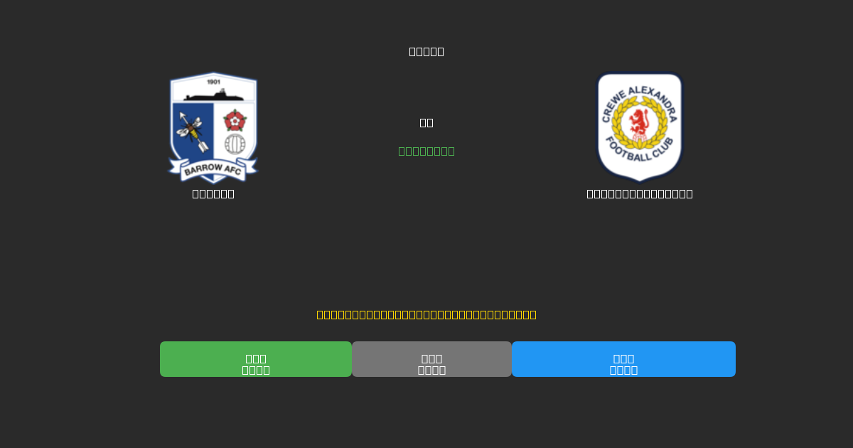 Barrow против Crewe Alexandra - Бесплатные ИИ Футбольные Прогнозы с 80%+ Точностью