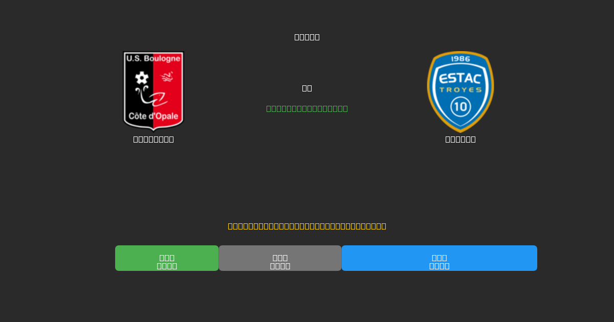 Boulogne против Troyes - Бесплатные ИИ Футбольные Прогнозы с 80%+ Точностью