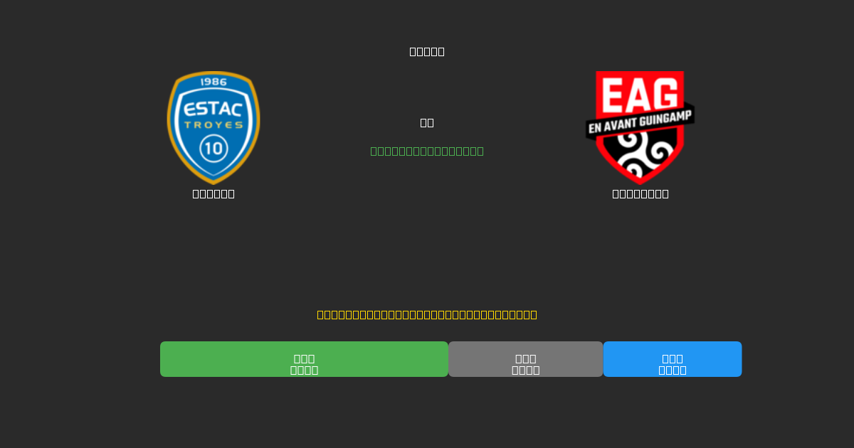 Troyes против Guingamp - Бесплатные ИИ Футбольные Прогнозы с 80%+ Точностью