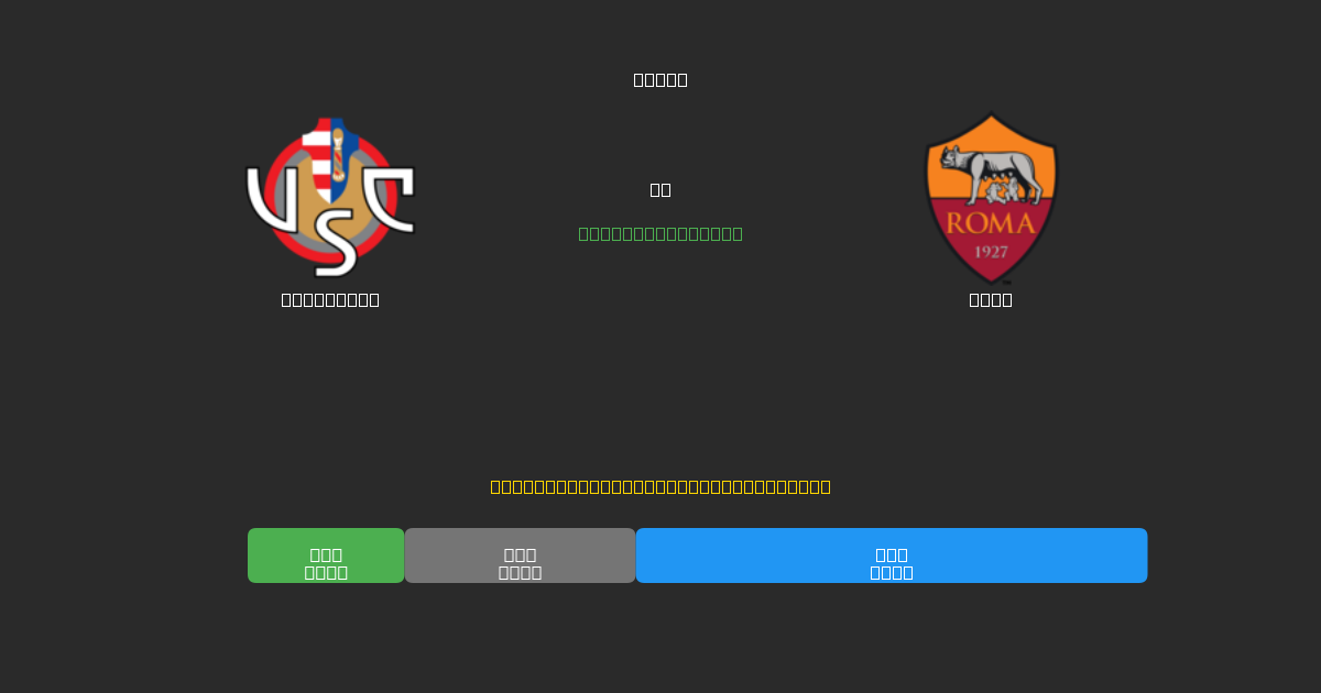 Cremonese против Roma - Бесплатные ИИ Футбольные Прогнозы с 80%+ Точностью