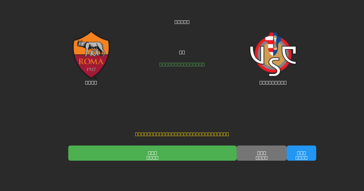 Roma против Cremonese - Бесплатные ИИ Футбольные Прогнозы с 80%+ Точностью