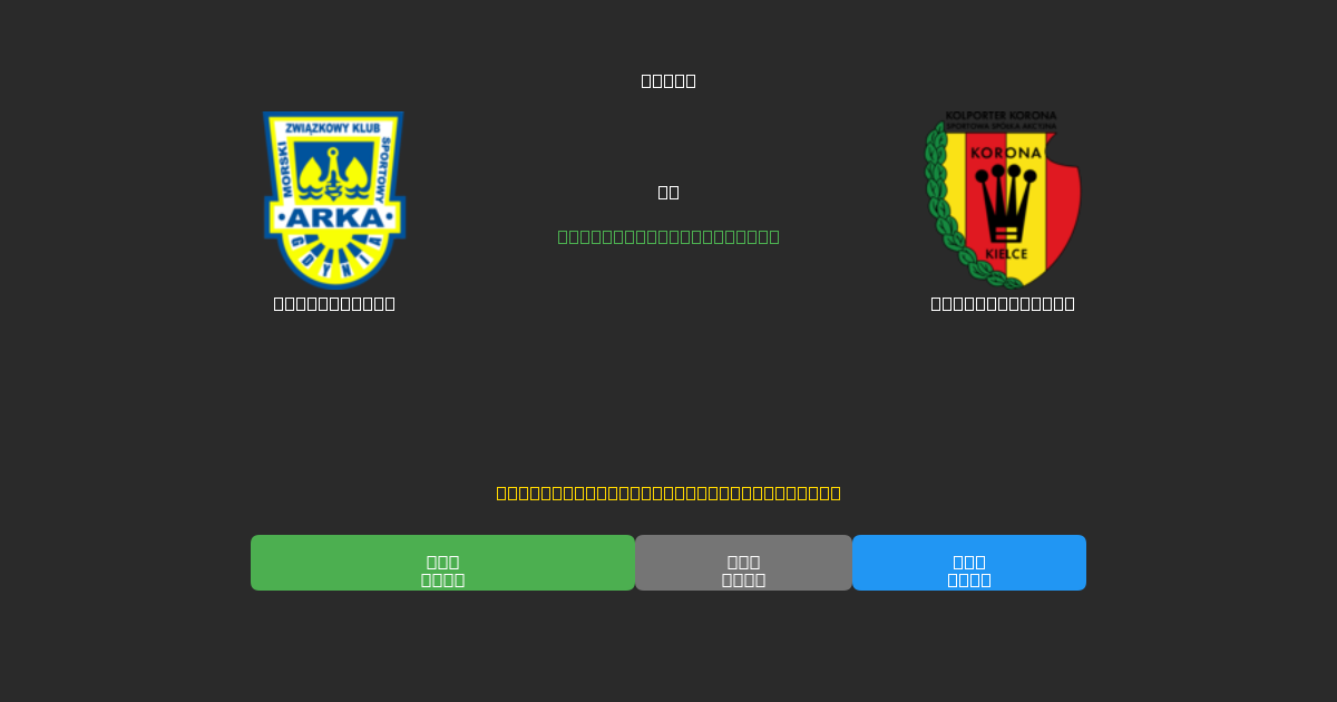 Arka Gdynia против Korona Kielce - Бесплатные ИИ Футбольные Прогнозы с 80%+ Точностью
