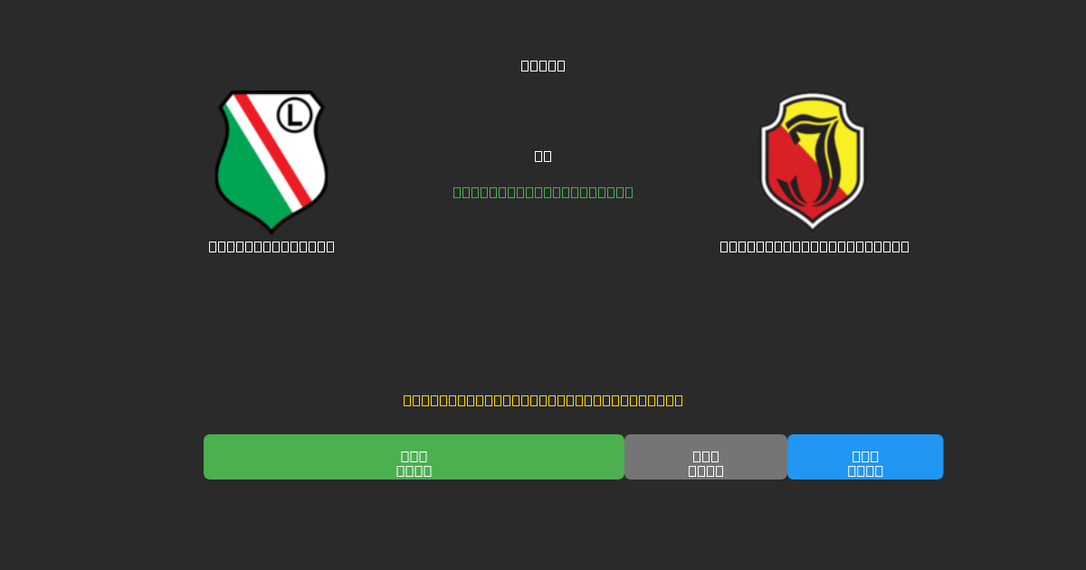 Legia Warszawa против Jagiellonia Białystok - Бесплатные ИИ Футбольные Прогнозы с 80%+ Точностью
