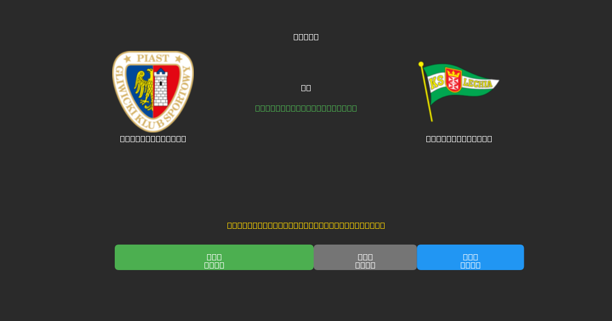 Piast Gliwice против Lechia Gdańsk - Бесплатные ИИ Футбольные Прогнозы с 80%+ Точностью