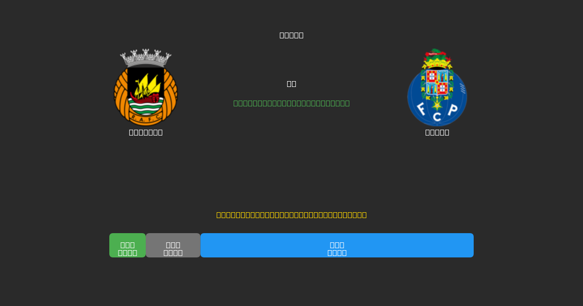 Rio Ave против Porto - Бесплатные ИИ Футбольные Прогнозы с 80%+ Точностью