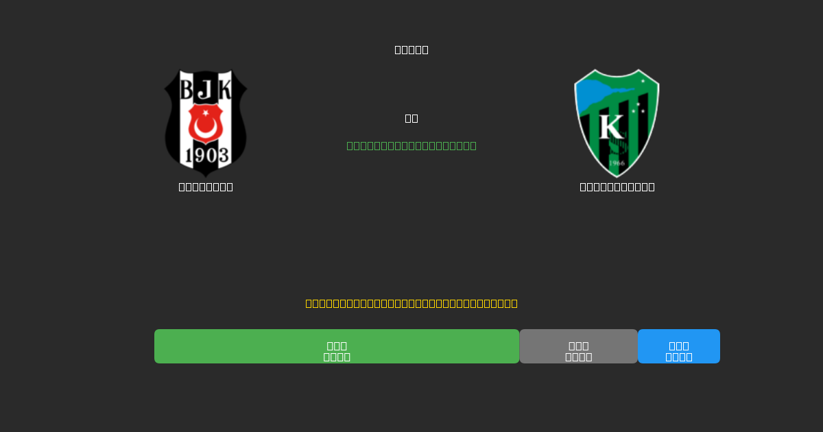 Beşiktaş против Kocaelispor - Бесплатные ИИ Футбольные Прогнозы с 80%+ Точностью
