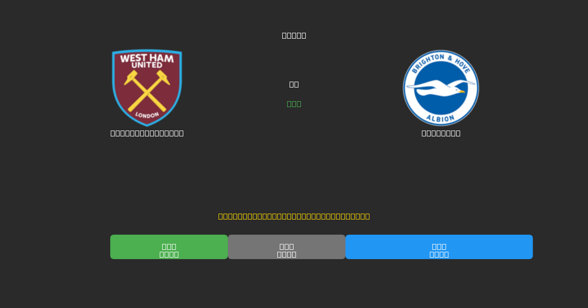 West Ham United vs Brighton - Bezplatné AI Futbalové Predpovede s 80%+ Presnosťou