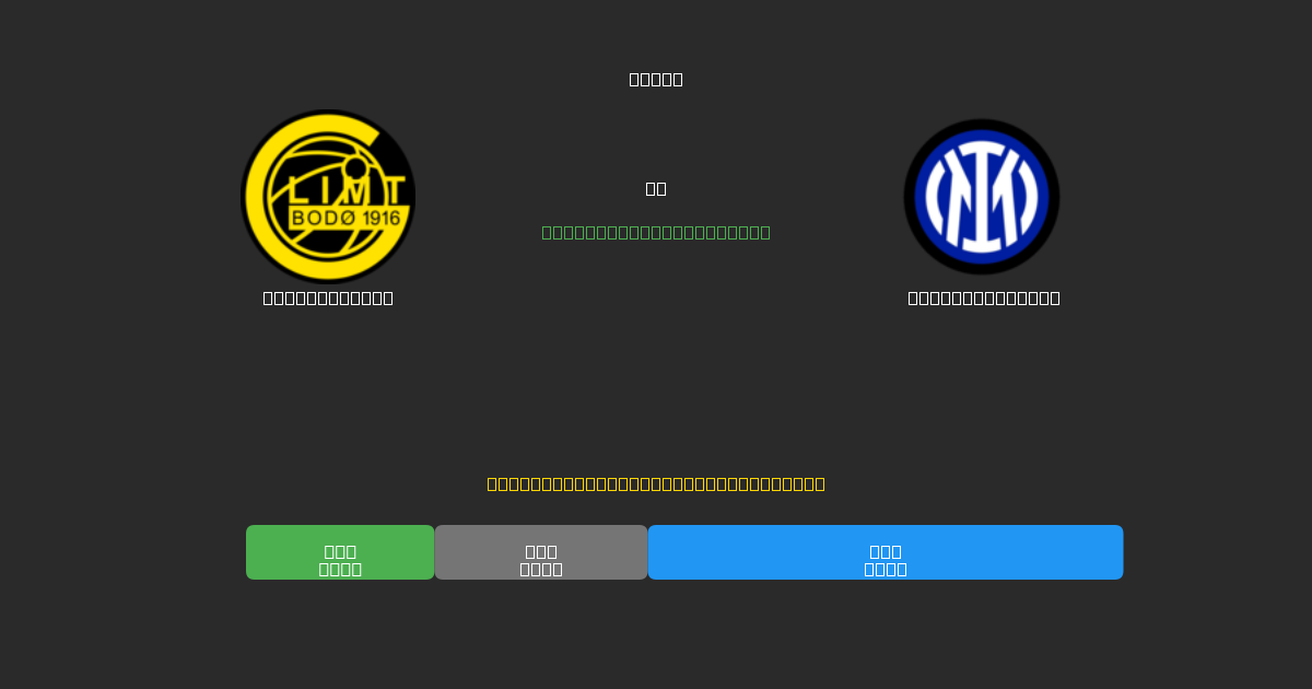 Bodø / Glimt mot Internazionale - Gratis AI Fotbollsprognoser med 80%+ Noggrannhet