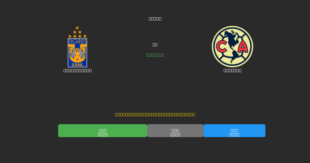 Tigres UANL mot América - Gratis AI-prognoser, Speltips och Odds