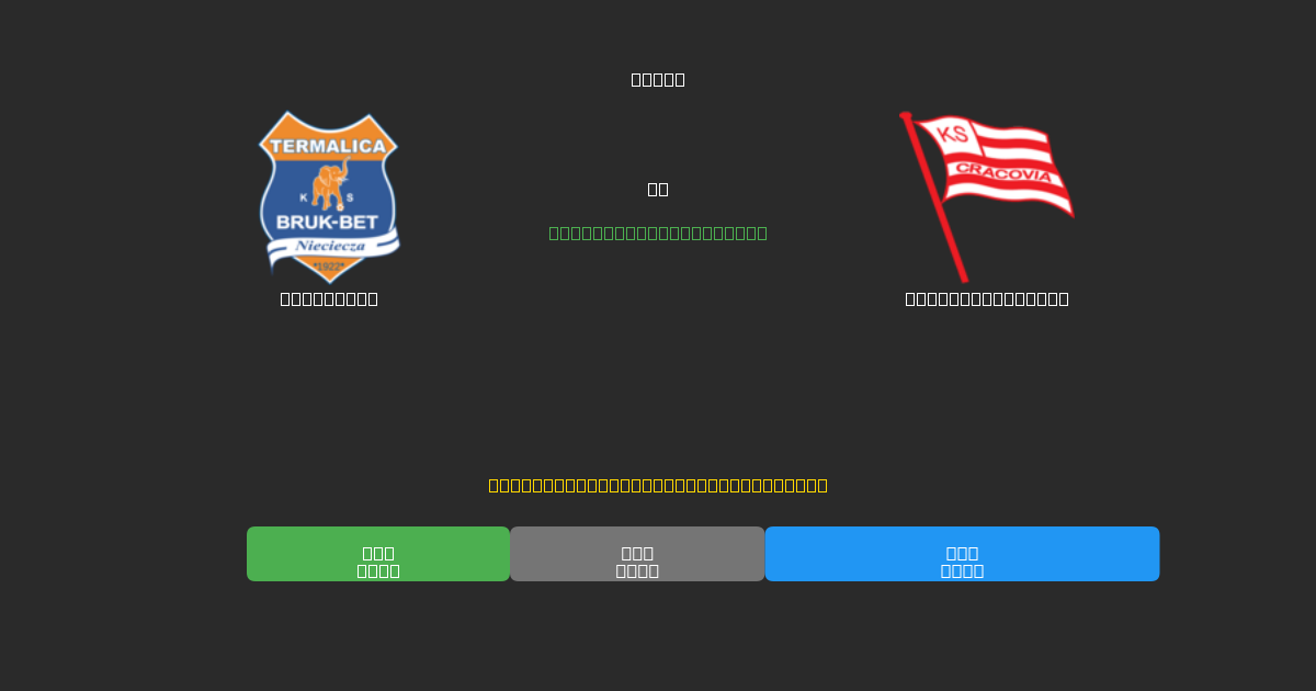 Nieciecza mot Cracovia Kraków - Gratis AI Fotbollsprognoser med 80%+ Noggrannhet