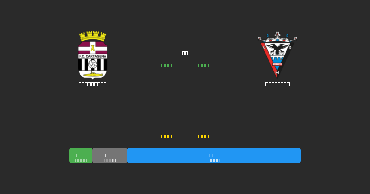Cartagena mot Mirandés - Gratis AI-prognoser, Speltips och Odds