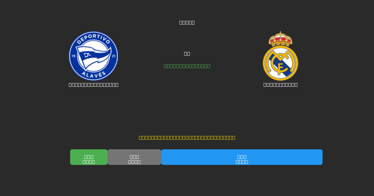 Deportivo Alavés mot Real Madrid - Gratis AI Fotbollsprognoser med 80%+ Noggrannhet