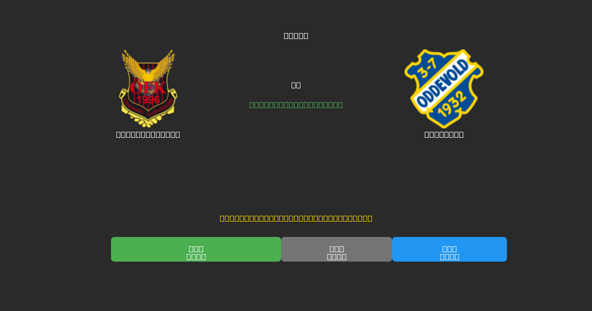 Östersunds FK mot Oddevold - Gratis AI-prognoser, Speltips och Odds